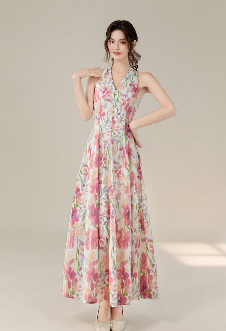 Blossom & Breeze Floral Maxi Dress