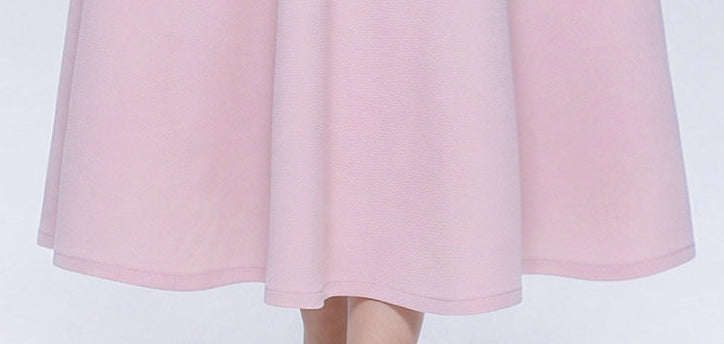 Rose Quartz Belted Blazer Style Midi Dress