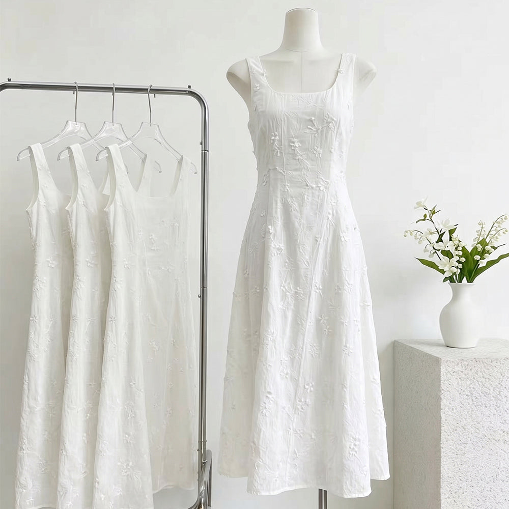 The Sakura Bloom Floral Midi Dress