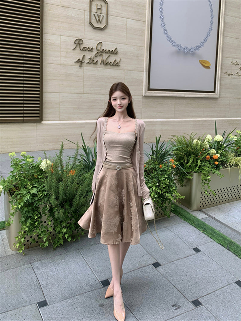 Seraphina Vintage Floral 3-Piece  Ensemble