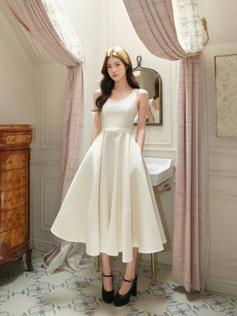 Sleeveless Fit And Flare Cocktail Dress