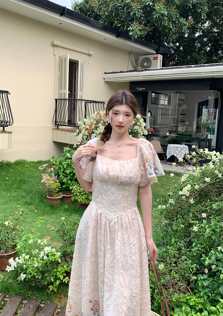 Heritage Floral Border Print Gown