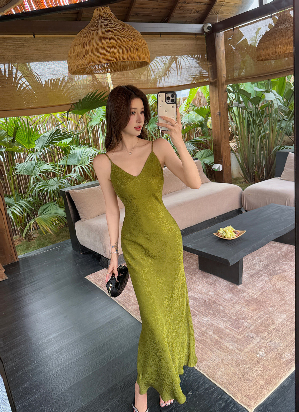 The Verona Jacquard Maxi Dress