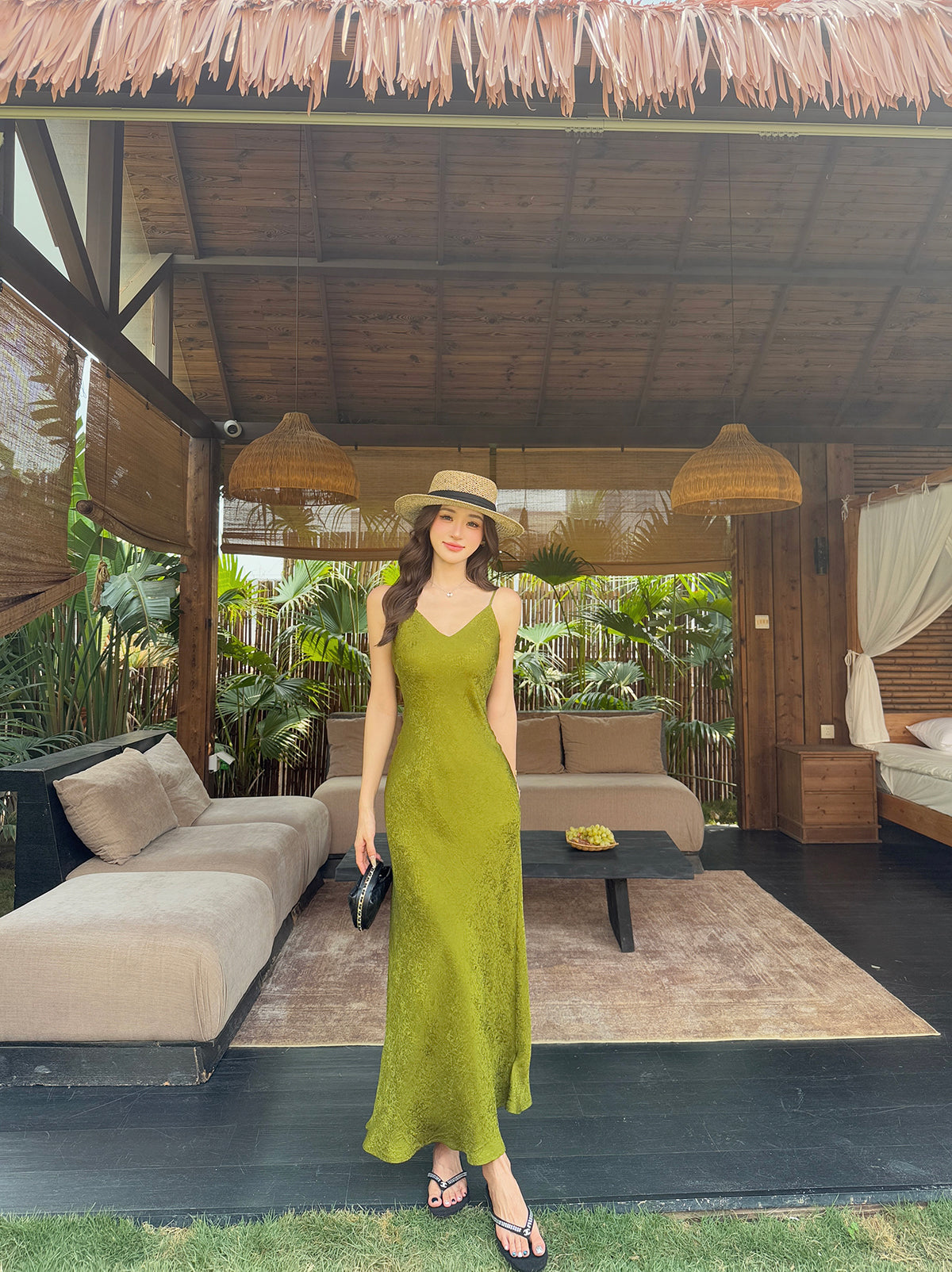 The Verona Jacquard Maxi Dress