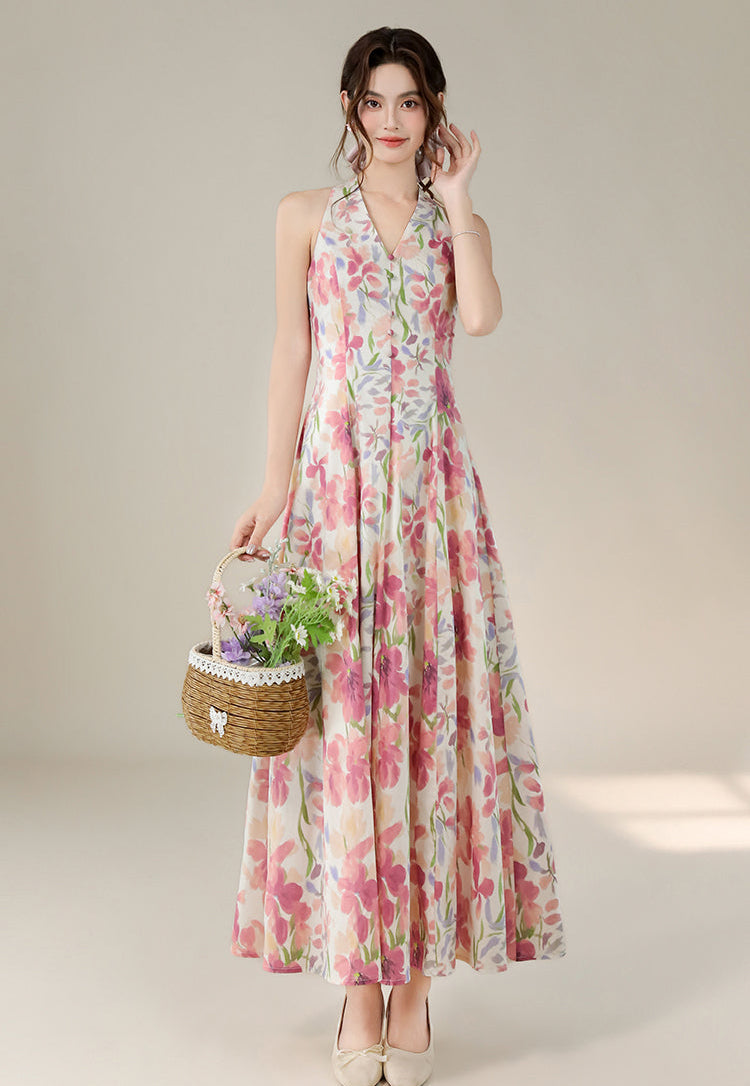 Blossom & Breeze Floral Maxi Dress