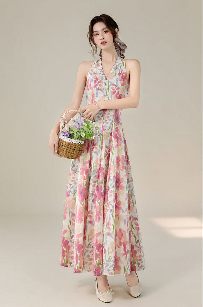 Blossom & Breeze Floral Maxi Dress
