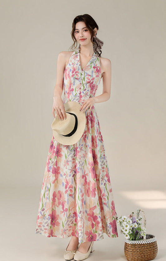 Blossom & Breeze Floral Maxi Dress