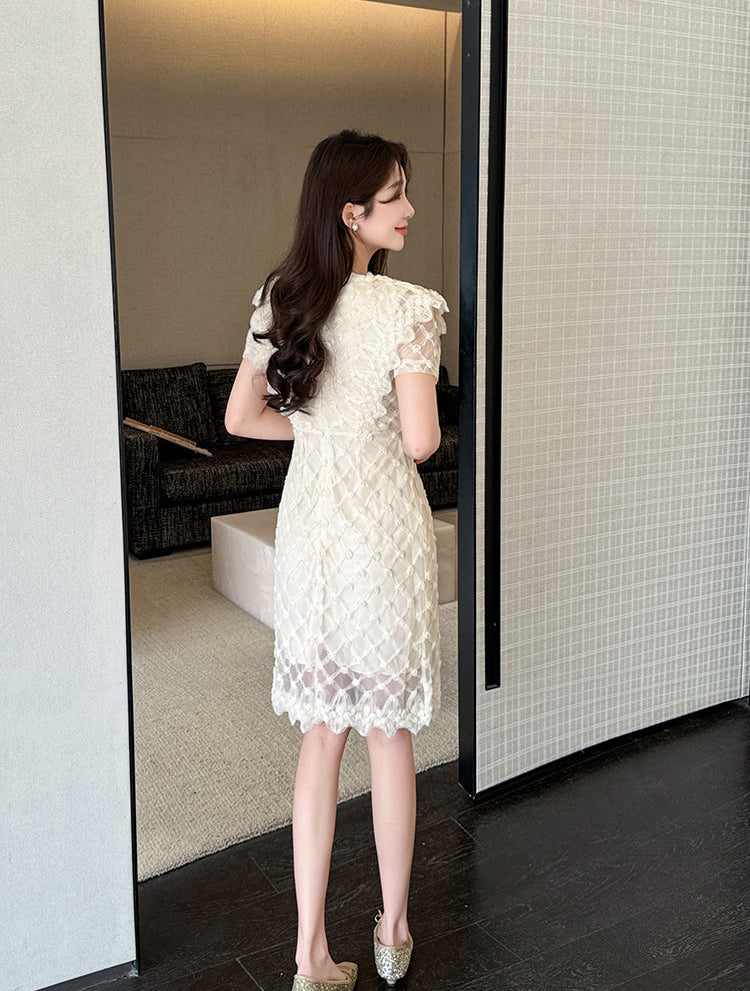 Valerie Embroidered Sheath Dress