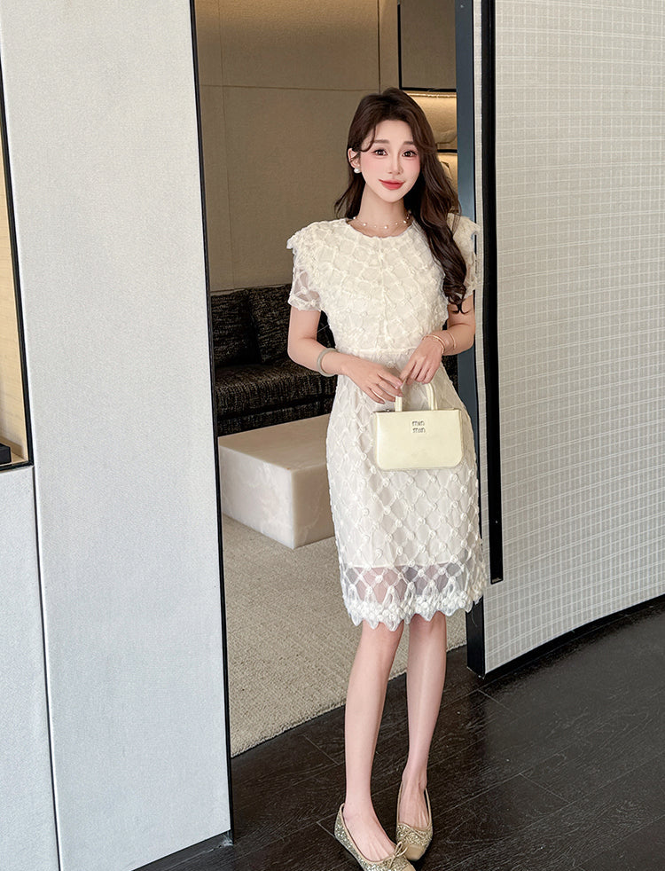 Valerie Embroidered Sheath Dress