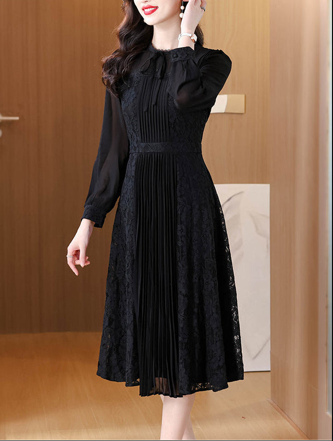 Seraphina Victorian-Inspired Mesh & Lace Dress