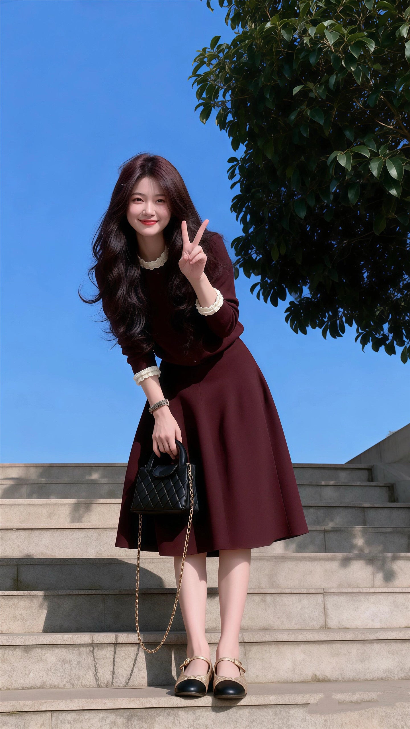 The Heritage Pleated Skirt Set