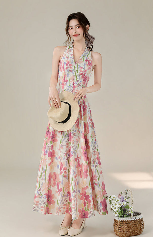 Blossom & Breeze Floral Maxi Dress