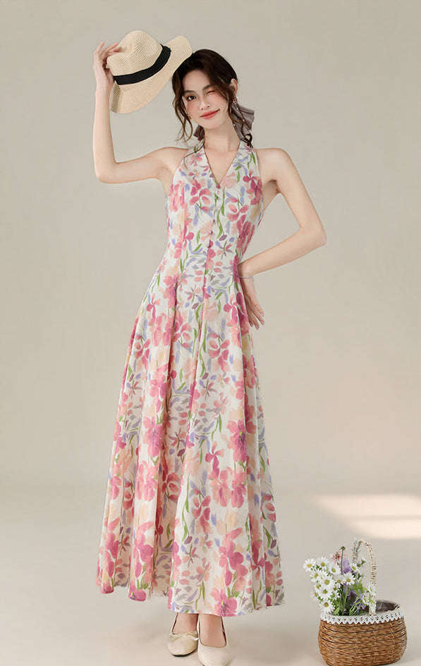 Blossom & Breeze Floral Maxi Dress