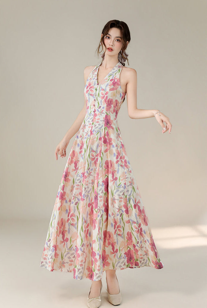 Blossom & Breeze Floral Maxi Dress