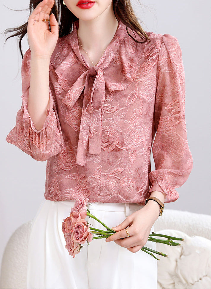 Enchanted Garden Bow-Tie Floral Top