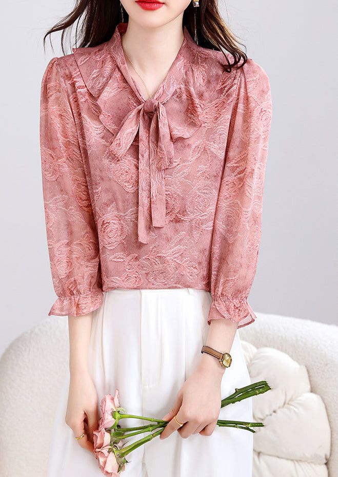 Enchanted Garden Bow-Tie Floral Top