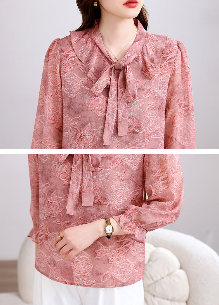 Enchanted Garden Bow-Tie Floral Top