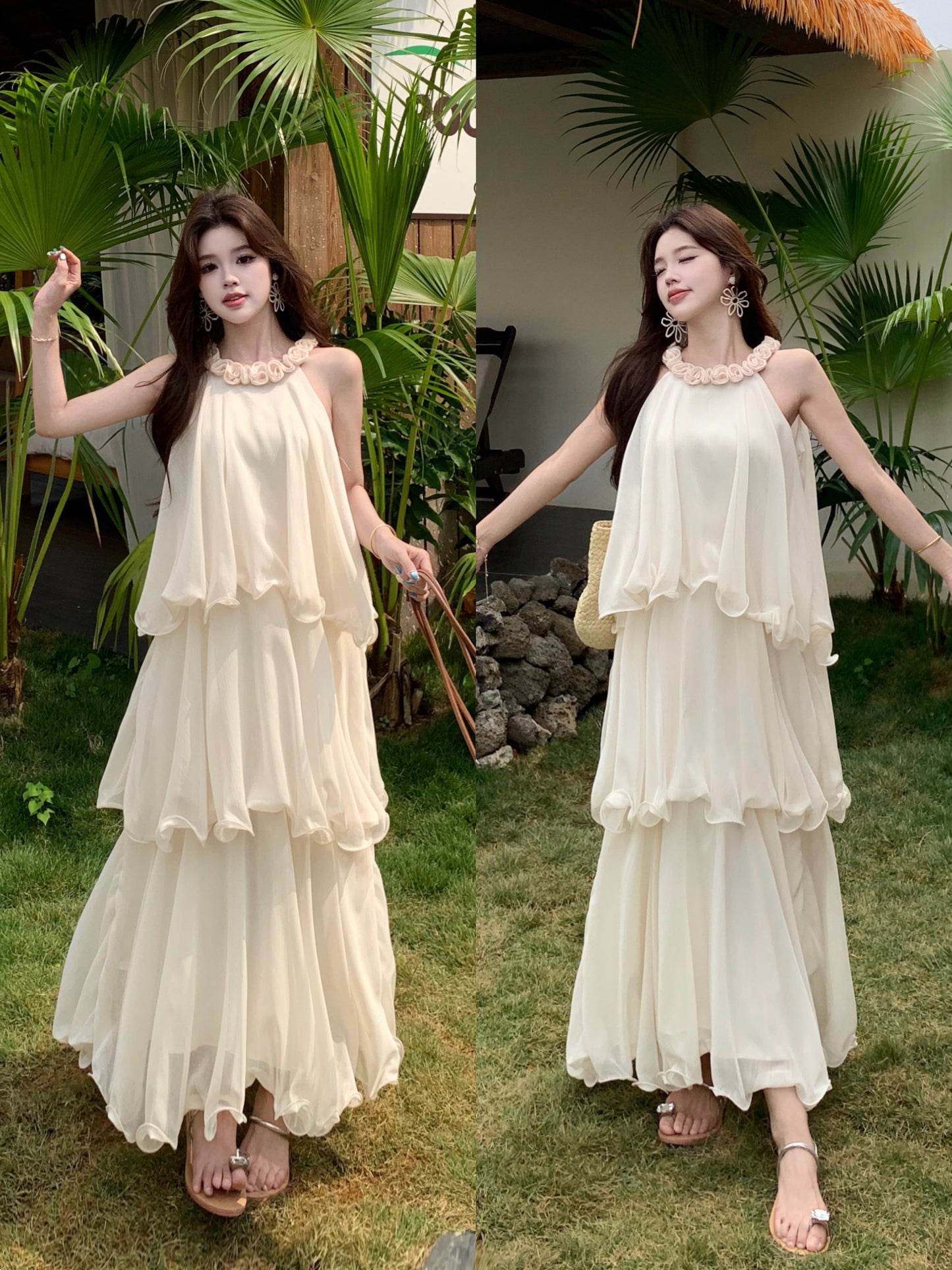Enchanted Bloom Layered Gown