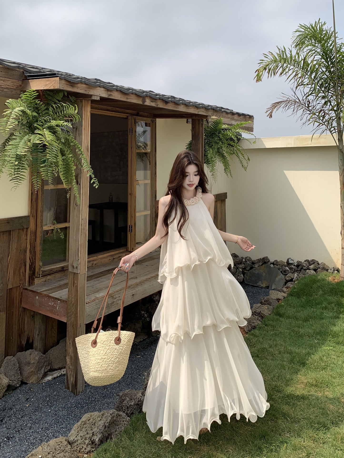 Enchanted Bloom Layered Gown