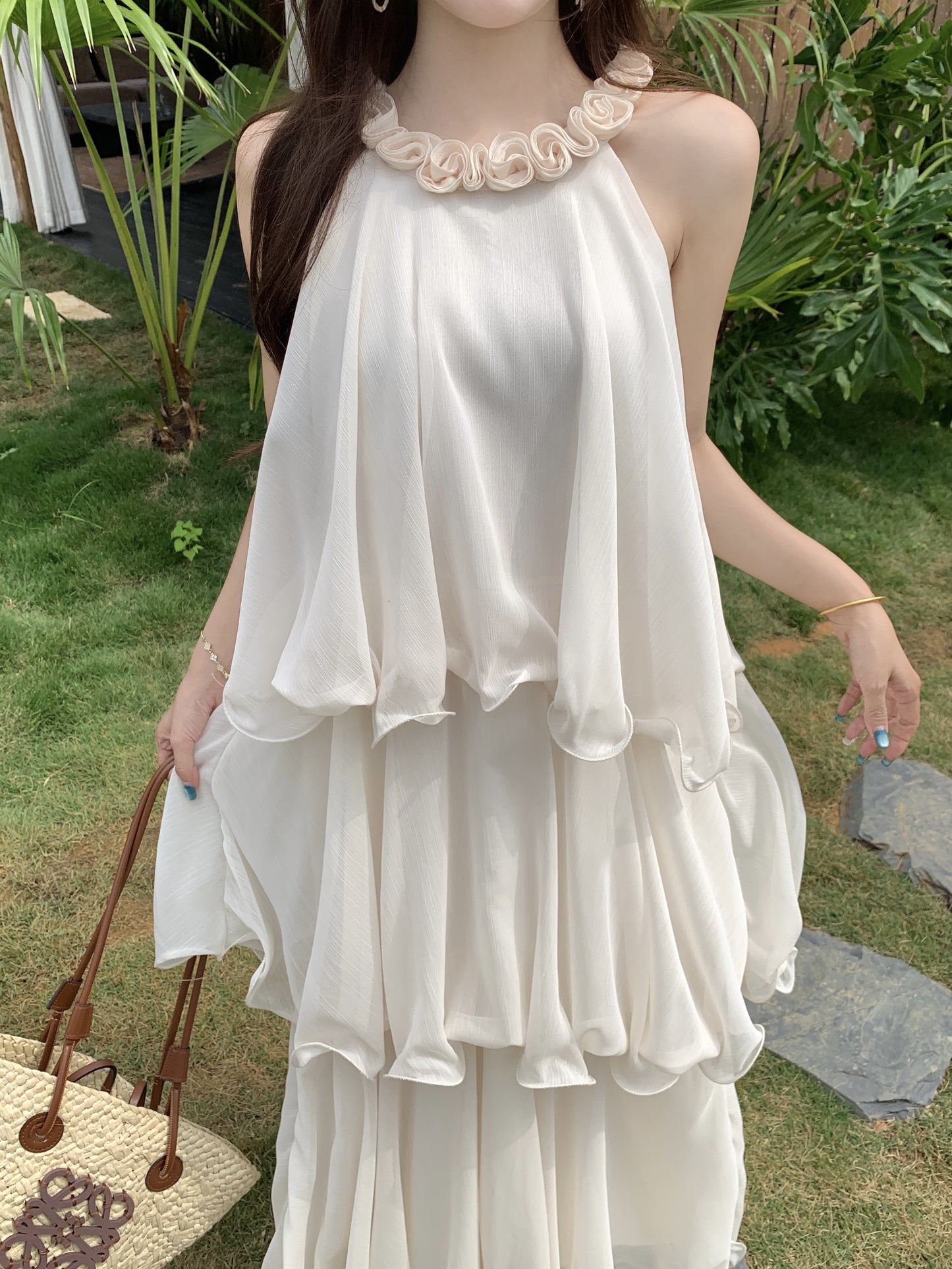 Enchanted Bloom Layered Gown
