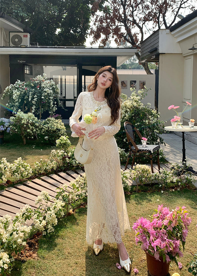 Genevieve Guipure Lace Jacket Dress