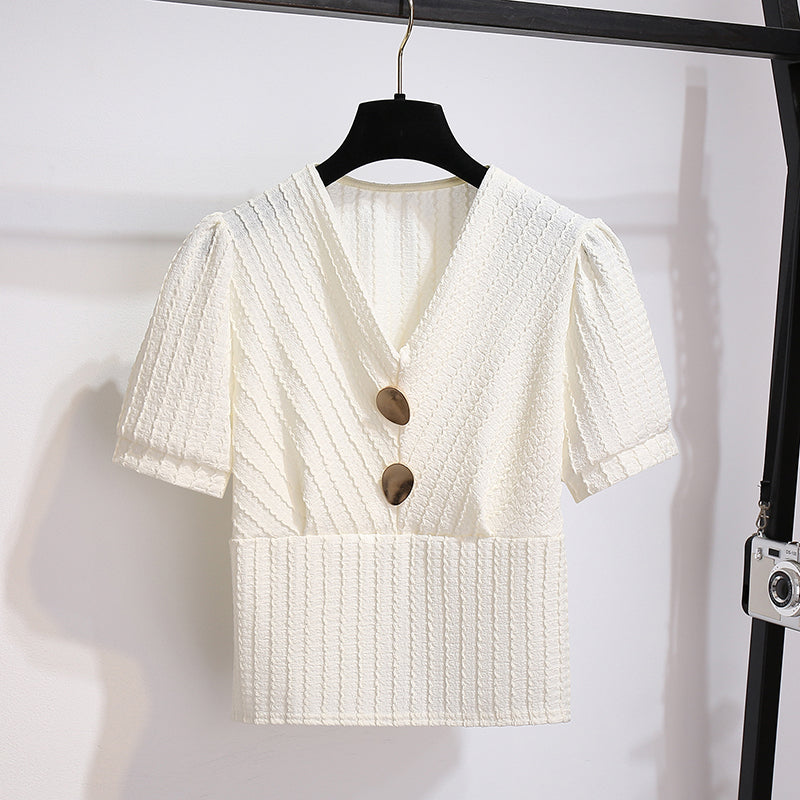 Ivory Horizon Belted Two-Piece Set