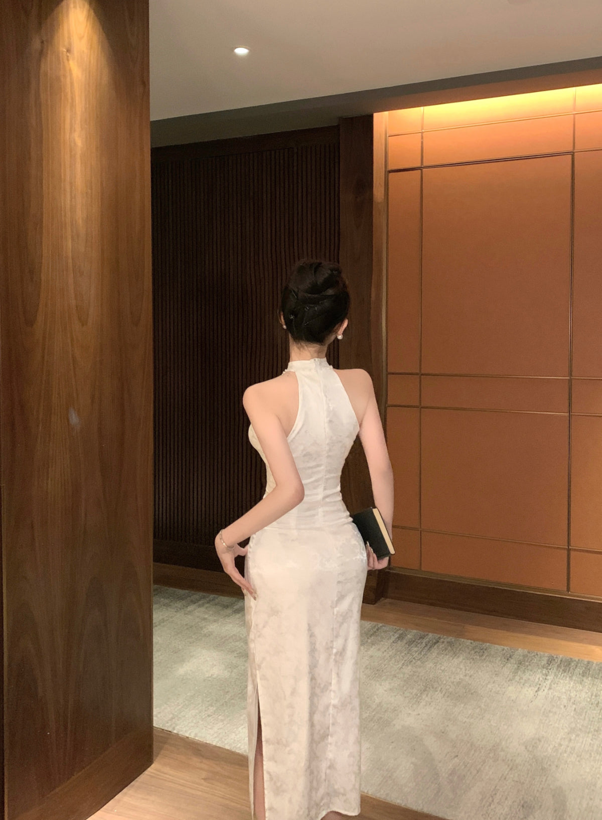 Lotus Modern Cheongsam Dress