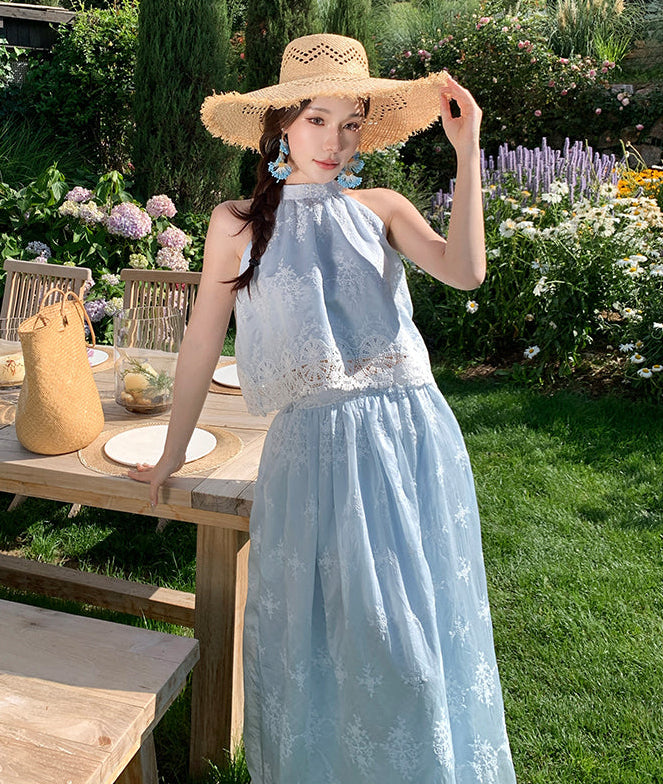 Meadow Breeze Floral Lace Co-ord Set