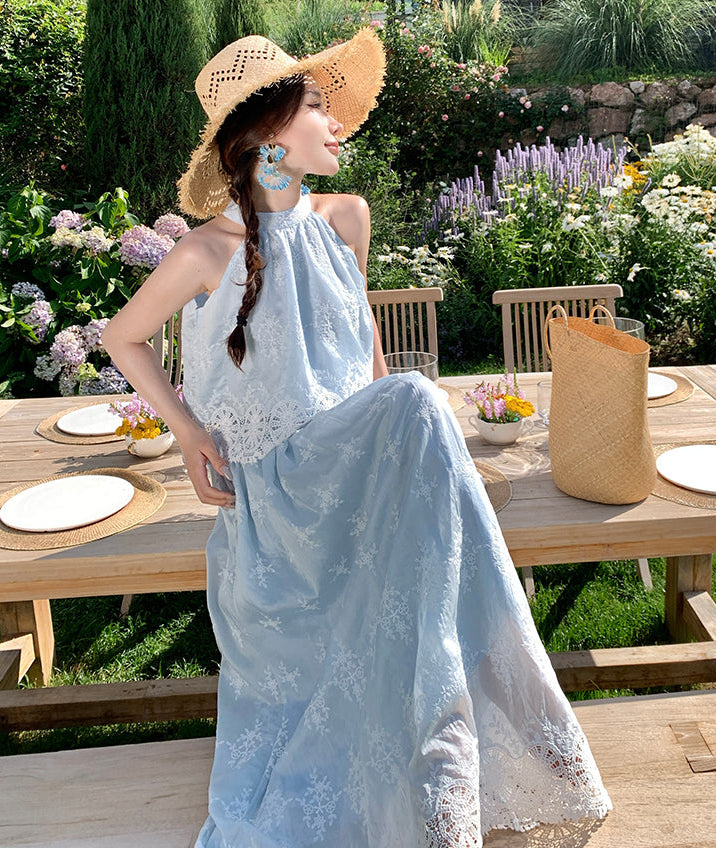 Meadow Breeze Floral Lace Co-ord Set