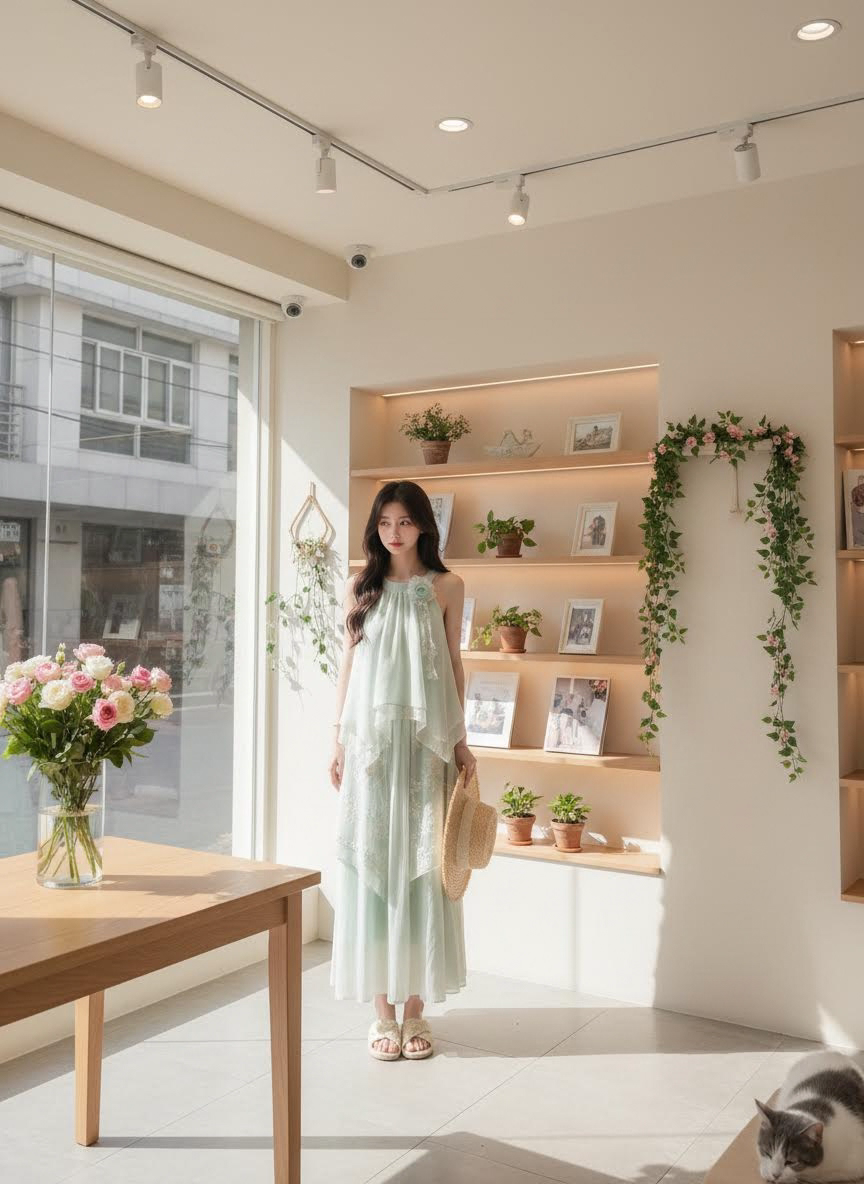 Morning Dew Halter Maxi Dress