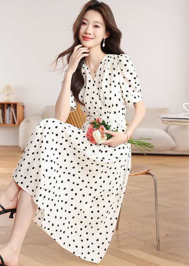 The Juliette Polka Dot Midi Dress