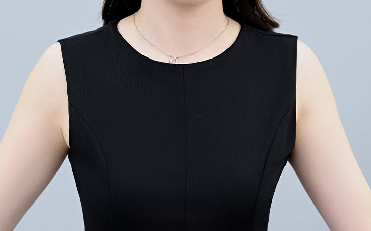 Plus Size Round Neck Peplum Top With Tulle Skirt