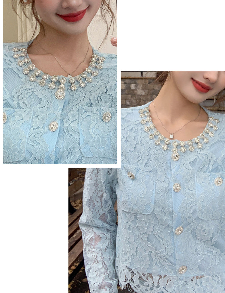 Genevieve Guipure Lace Jacket Dress