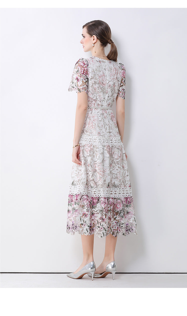 Secret Garden Scalloped Lace Gown