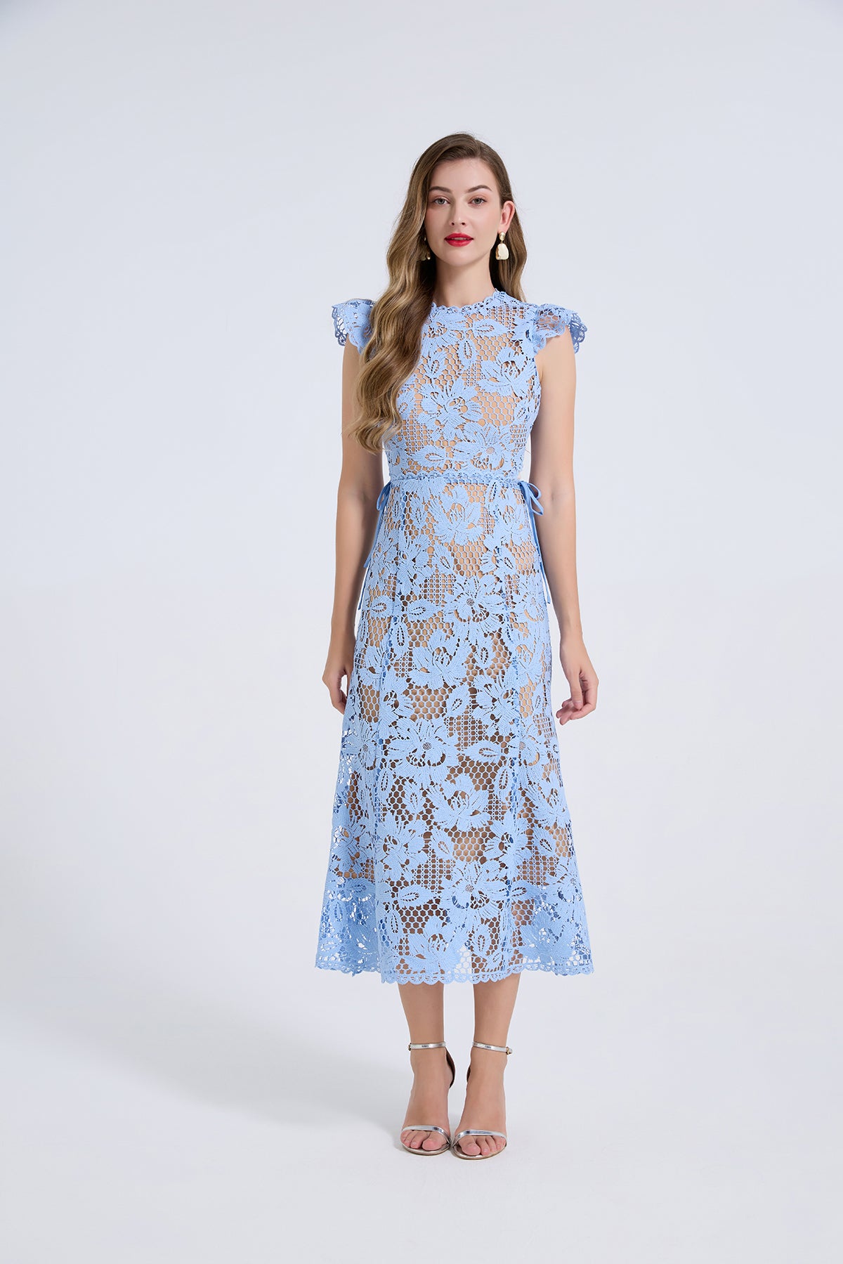 Skye Lace Overlay Dress