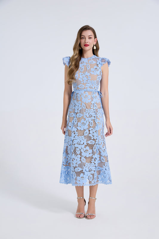 Skye Lace Overlay Dress