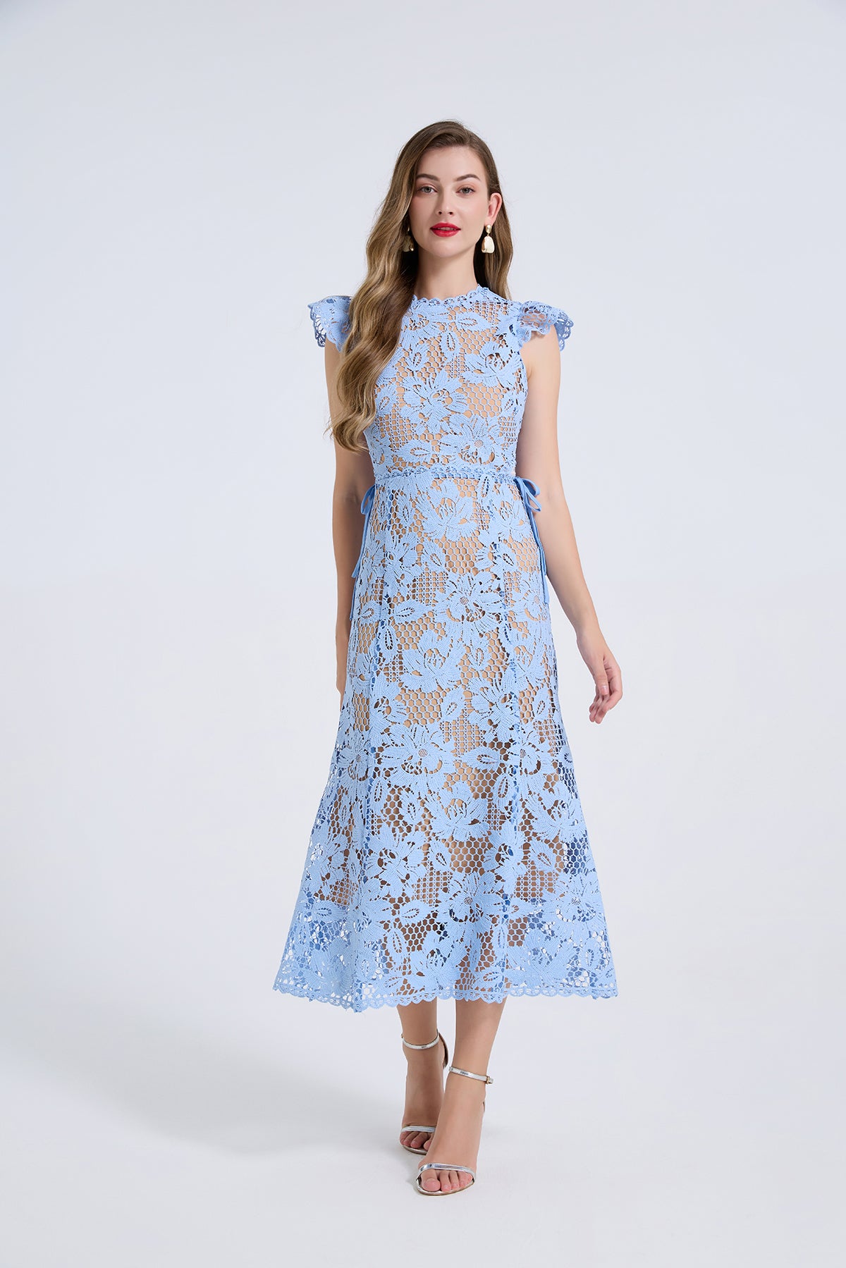 Skye Lace Overlay Dress