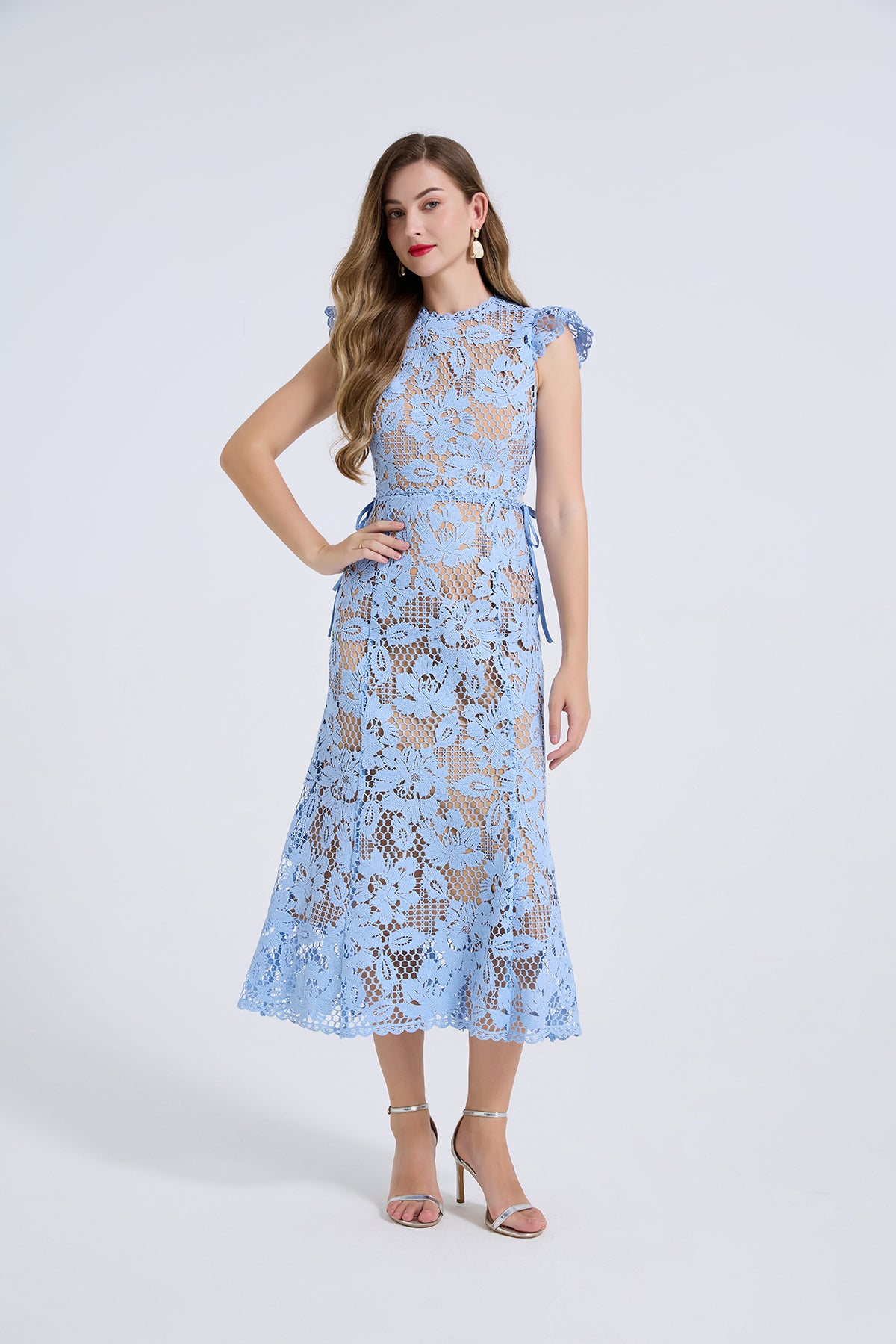 Skye Lace Overlay Dress