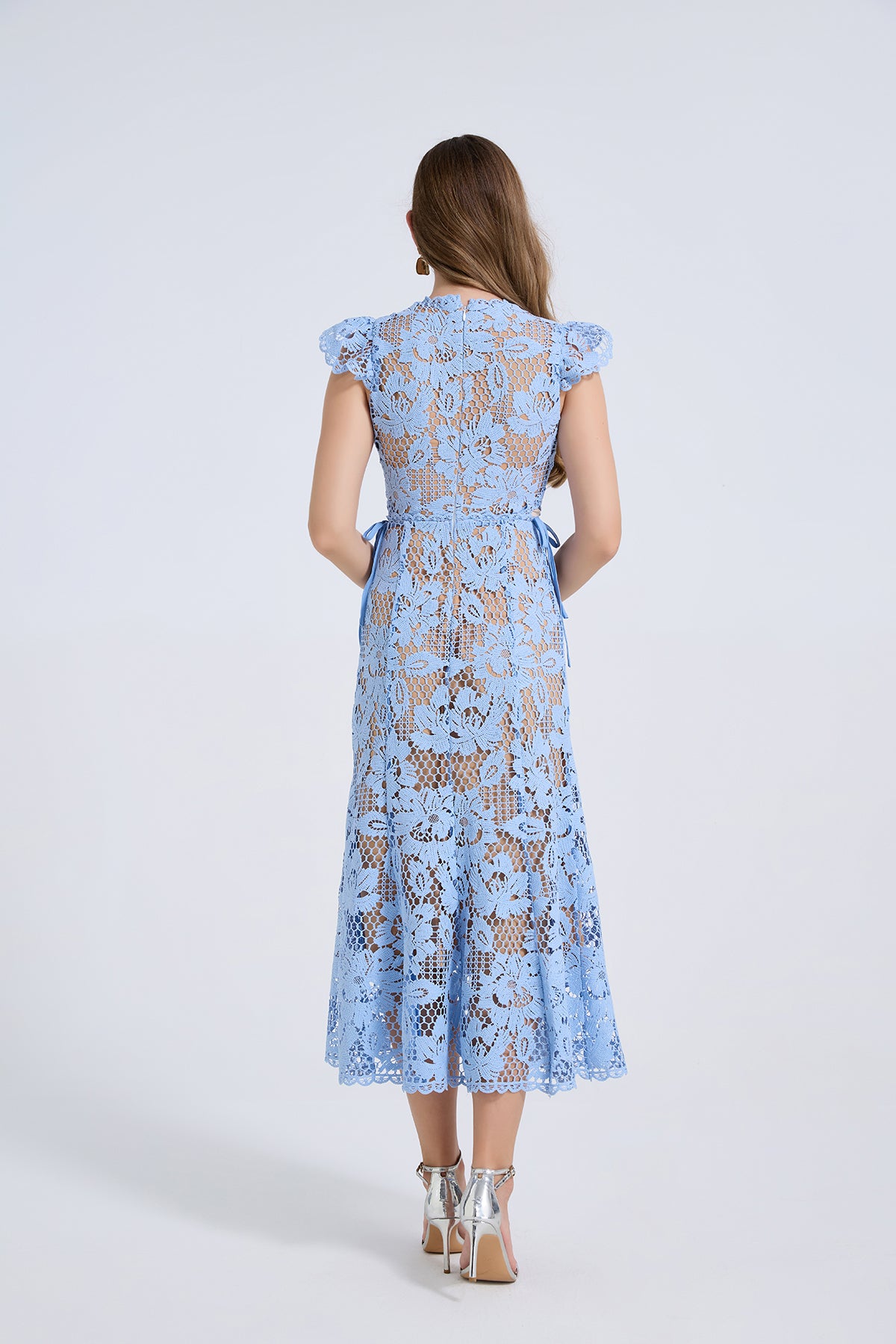 Skye Lace Overlay Dress