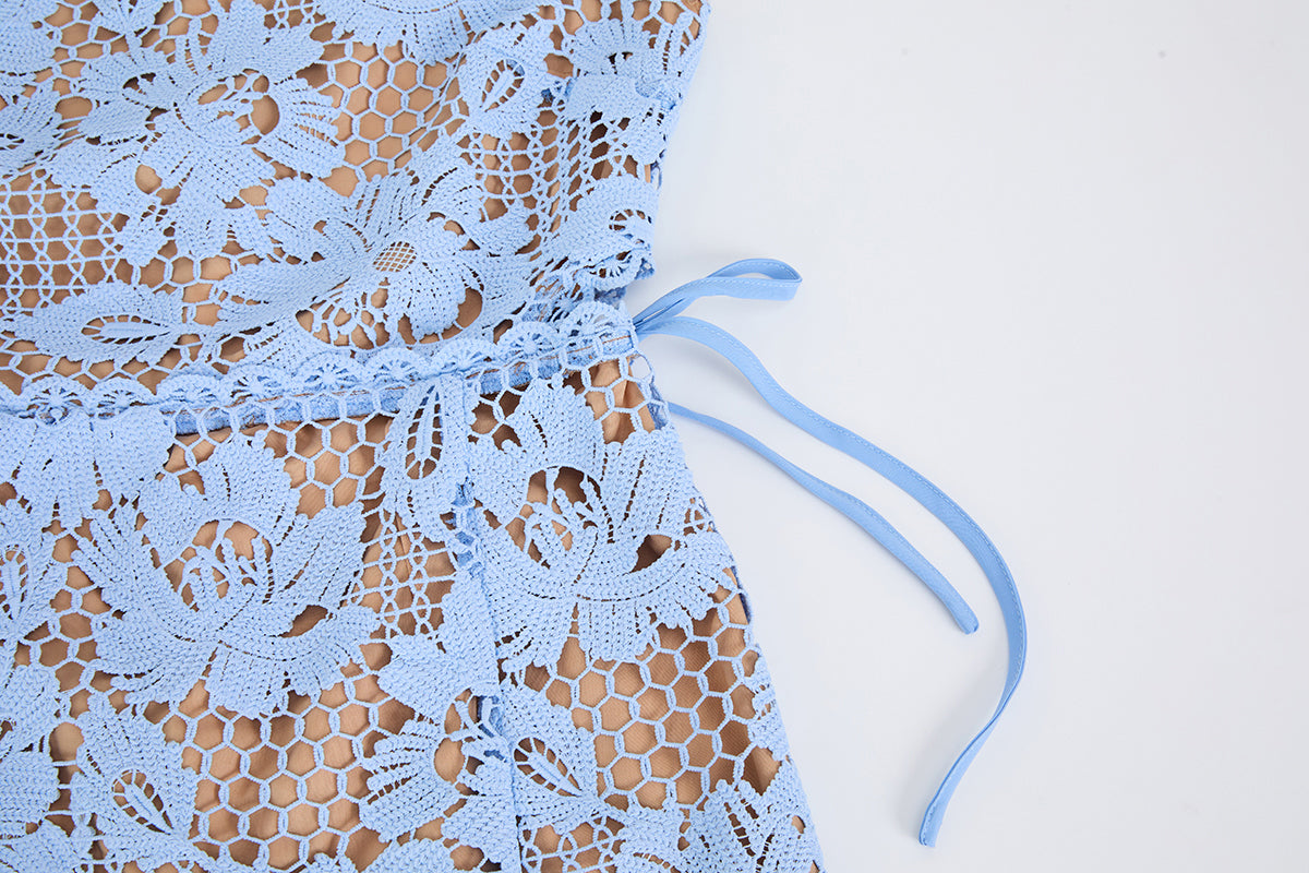Skye Lace Overlay Dress