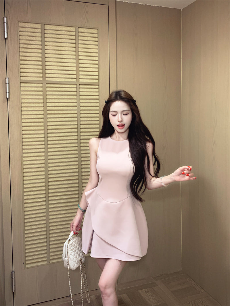 Quiet Luxury Layered Mini Dress