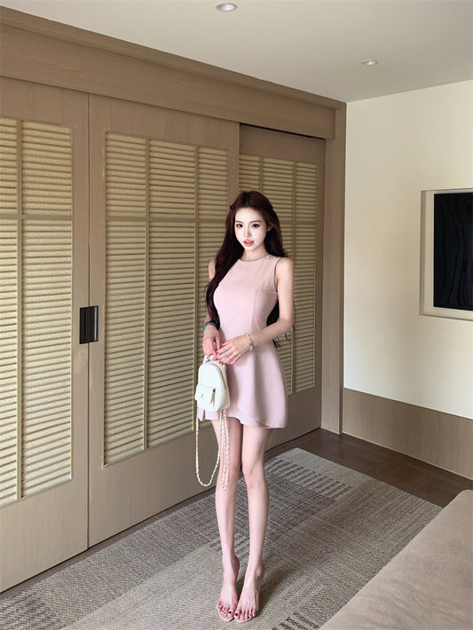 Quiet Luxury Layered Mini Dress