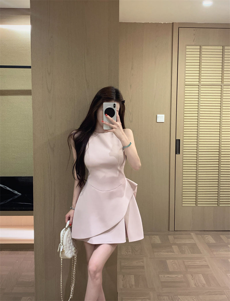 Quiet Luxury Layered Mini Dress
