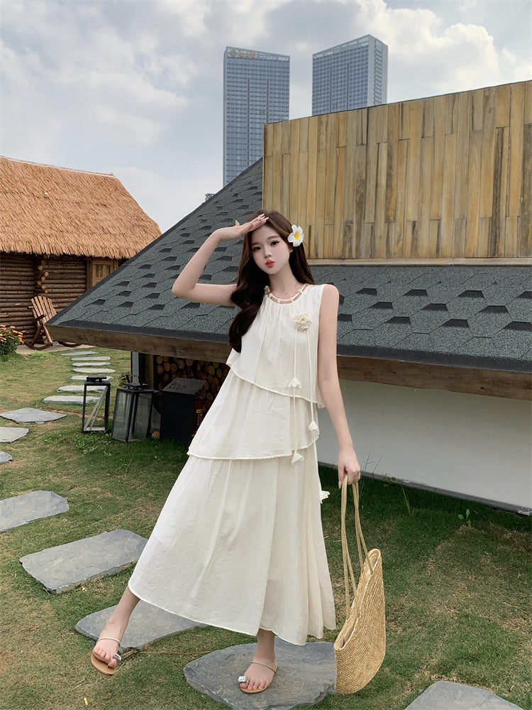 Aurelia Tiered Goddess Maxi Dress