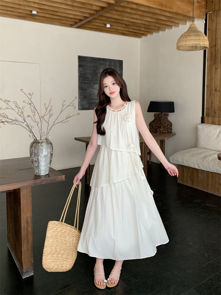 Aurelia Tiered Goddess Maxi Dress
