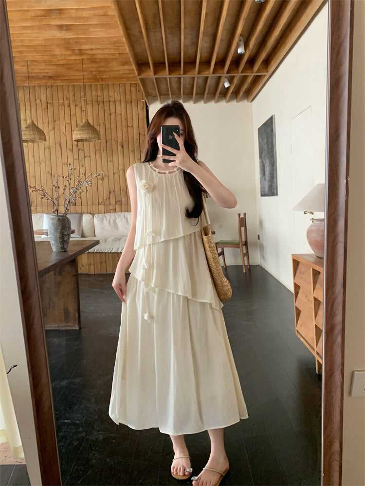 Aurelia Tiered Goddess Maxi Dress