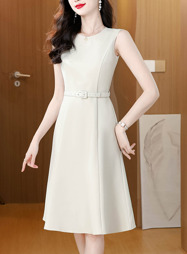 Grace Sleeveless Princess-Seam Dress