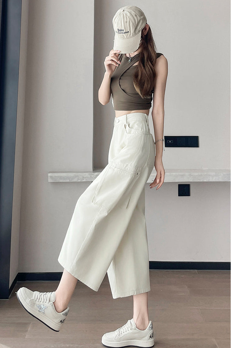Streetwear Crop Cargo Pants