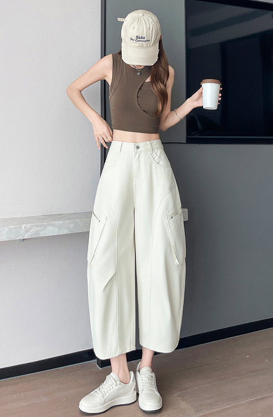 Streetwear Crop Cargo Pants