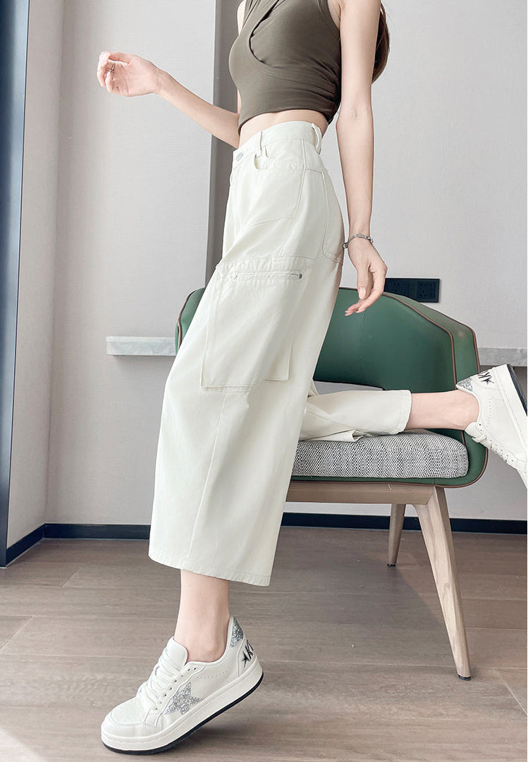 Streetwear Crop Cargo Pants